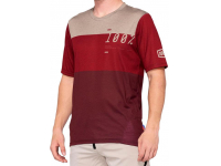 camisola 100% airmatic m/curt brick/vermelho