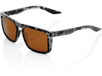 oculos 100% renshaw preto matt lentes bronze