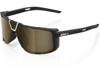 oculos 100% eastcraft preto lentes gold mirror