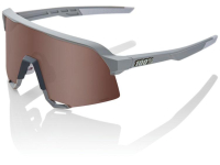 oculos 100% s3 stone grey lentes hiper crimson sil