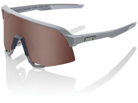 oculos 100% s3 stone grey lentes hiper crimson sil