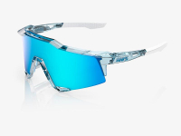 oculos 100% speedcraft translucent mint lentes blue topaz mirror