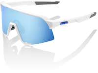 oculos 100% s3 branco lentes hiper azul multilayer