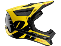 capacete 100% aircraft composite ltd neon amarelo