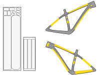 protector quadro + escora 4&2impact brilho-6 kits