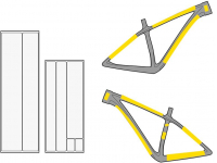 protector quadro + escora 4&2impact xl brilho