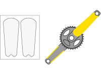 protector crank 4&2impact dura ace 9200