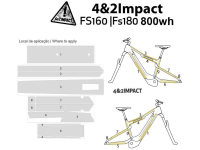 protector quadro 4&2impact e-bike 160/180 mm 800wh matt