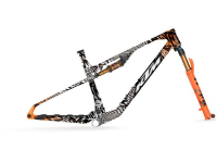 quadro ktm scarp evo mt exonic fox 34 white/orange (kit)