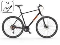 bicicleta ktm x-life track preto da 23/24