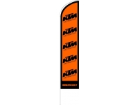 bandeira c/ mastro ktm praia 5m.