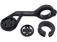 suporte guiador duplo moon m-07 para gps, gopro e luz