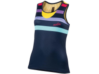 camisola nalini senhora tank blue/yellow s/manga