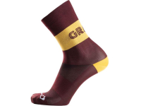 meias nalini new gravel bordeaux/yellow