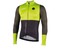 camisola nalini warm fit m/comp. green/black