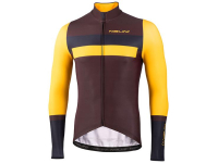 camisola nalini stelvio m/comp.chocolate/yellow