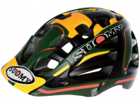 capacete suomy scrambler desert green/yellow