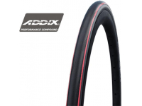 pneu schwalbe one v-guard preto/vermelho 700*23