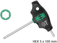 ferramenta wera t hex-plus hf 454 5x100mm