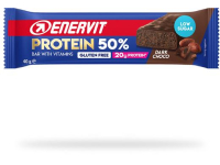 barra enervit sport 50% protein 40gr dark chocolat