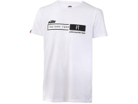camisola t-shirt ktm factory team branco/preto