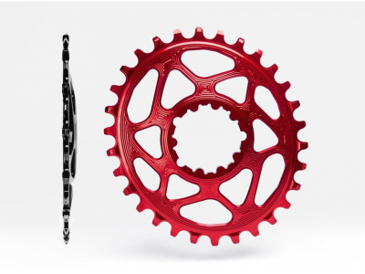 roda ped.absblack sram oval 30d red 6 off