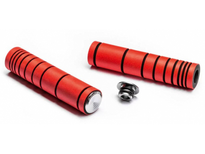 punhos absblack mtb silicone red