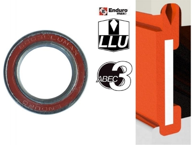 rolamento enduro 6803 llu max - 17x26x5-7,72gr