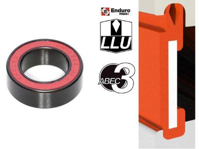 rolamento enduro 698 llu max bo - 8x19x6