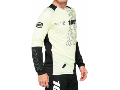 camisola 100% r-core m/comp amarelo/preto