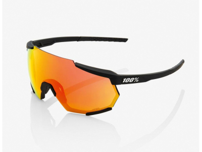 oculos 100% racetrap preto lentes hiper red