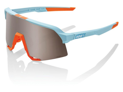 oculos 100% s3 two tone lentes hiper silver