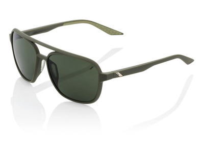 oculos 100% kasia verde lentes cinza/verde