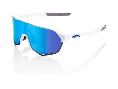 oculos 100% s2 branco lentes hiper blue multilayer