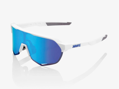 oculos 100% s2 branco lentes hiper blue multilayer