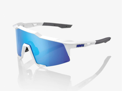 oculos 100% speedcraft branco lentes hiper blue mu