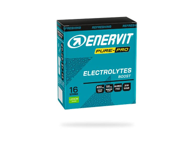 suplemento enervit pure pro electrolytes boost 4gr*16saq lemon