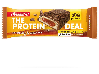 barra enervit crunchycream 20g protein 55g caramel