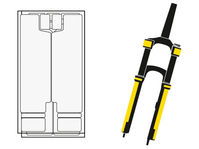 protector suspensao 4&2impact xl matt