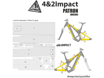 protector quadro 4&2impact patron brilho