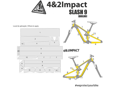 protector quadro 4&2impact slash 9 brilho