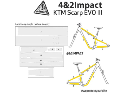 protector quadro 4&2impact scarp evo brilho