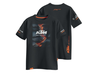 camisola t-shirt ktm bike industries preto