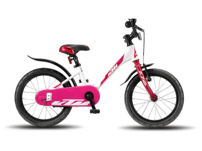 bicicleta ktm 1.16 menina branco/rosa