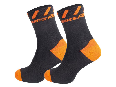 meias ktm factory line preto/laranja