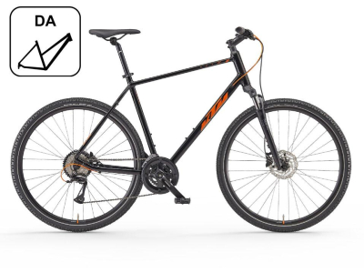 bicicleta ktm x-life track preto da 23/24