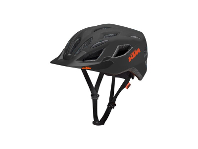 capacete ktm factory line ii preto/laranja matt