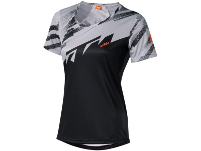 camisola ktm character lady m/curta branc/cinza