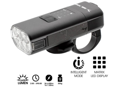 luz frontal moon rigel power