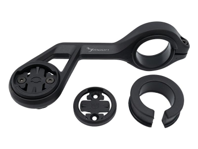 suporte guiador duplo moon m-07 para gps, gopro e luz